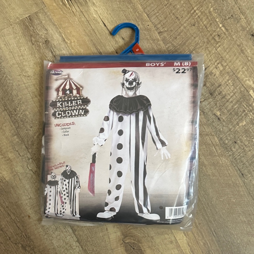 Black and White Kids Costume